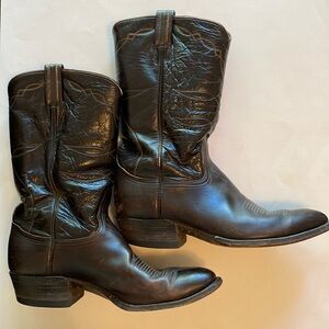 Tony Lama Cowboy Boots, Mens Size 10B